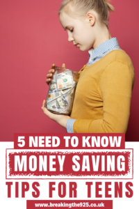 money saving tips for teens